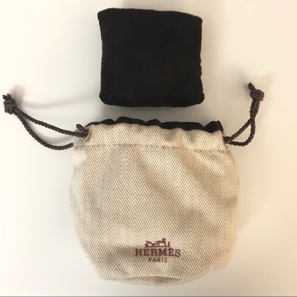 Hermes Handbags - HERMES Watch Pillow+Bag Horse LOGO bracelet NEW2pc